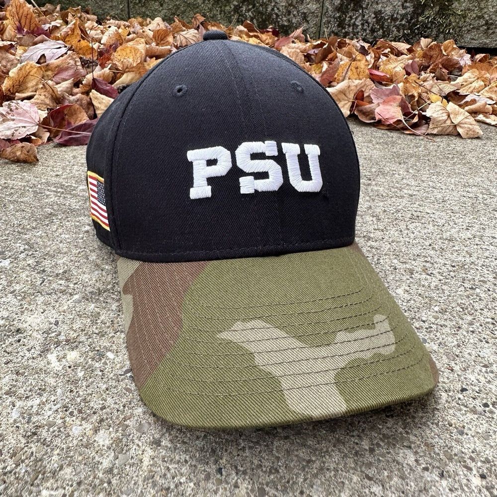 Nike Penn State Men's Baseball‎ Hat Camo Black Nittany Lions Adjustable Strap